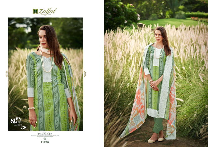 Gulfam By Zulfat Cotton Dress Material Catalog
